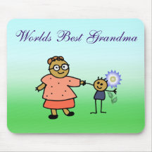 La meilleure grand-maman Mousepad des mondes Tapis De Souris