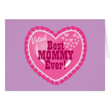 La meilleure maman JAMAIS ! Carte