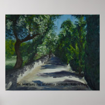 "La meilleure sortie est toujours." Robert Frost Posters