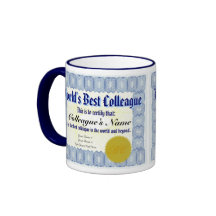 La meilleure tasse de certificat du collègue du mo