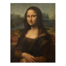 La Mona Lisa par Leonardo da Vinci Cartes Postales