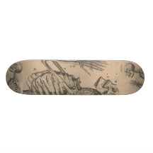 La mort est finale plateau de planche à roulettes