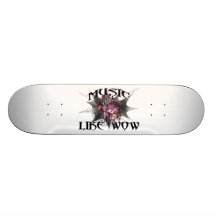 La musique aiment le wow skateboard customisable