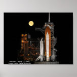 La NASA/découverte/le 11 mars 2009 Affiches