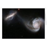 La NASA - Paires de interaction Arp87 de galaxie Cartes De Vœux