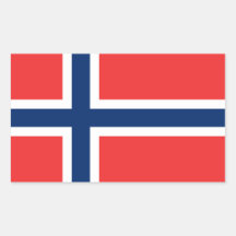 La Norvège - drapeau norvégien Autocollants