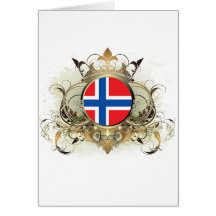 La Norvège élégante Cartes De Vœux