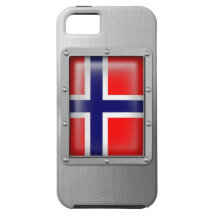 La Norvège en acier inoxydable Coque Case-Mate iPhone 5