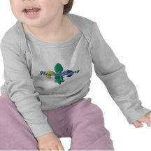 La Nouvelle-Orléans Fleur de lis tri T-shirt