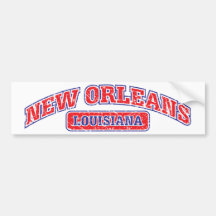 La Nouvelle-Orléans sportive Autocollant Pour Voiture