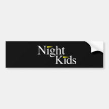 La nuit badine l'adhésif pour pare-chocs noir autocollants pour voiture