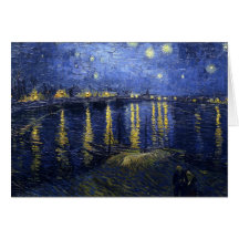 La nuit étoilée carte