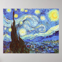 La nuit étoilée, Vincent van Gogh Posters