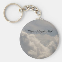 Là où porte - clé de sommeil d'anges porte-clef