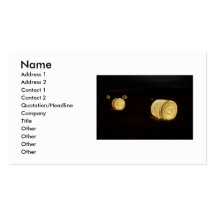 La paille lumineuse emballe le carte de visite