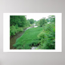 La paix aiment une rivière posters