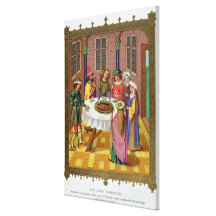 La pâque des juifs, télécopie d'un XVème siècle MI Impressions Sur Toile
