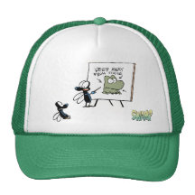 La parole de sécurité de grenouille de mouche de m casquette de camionneur