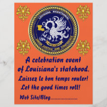 La partie bicentenaire de mardi gras de la Louisia Prospectus Customisé