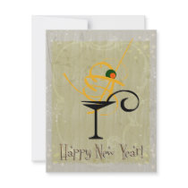 La partie de la bonne année d'invitation