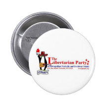 La partie libertaire badge avec épingle