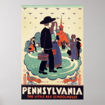La Pennsylvanie vintage Poster