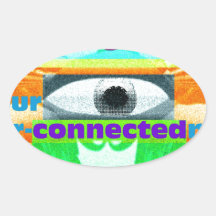 La pensée de notre interconnexité autocollants