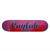La planche à roulettes de Caylah