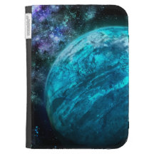 La planète congelée allument la 3ème caisse de fol coque clavier kindle