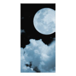 LA PLEINE LUNE OPACIFIE LE BLEU PHOTOCARTES PERSONNALISÉES