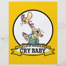 LA PLUS GRANDE BANDE DESSINÉE DE BÉBÉ DE CRI DES M PROSPECTUS PERSONNALISÉS