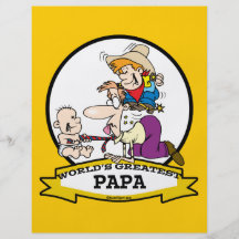 LA PLUS GRANDE BANDE DESSINÉE D'HOMMES DE PAPA DES PROSPECTUS PERSONNALISÉS