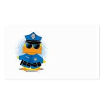 La police se penche carte de visite