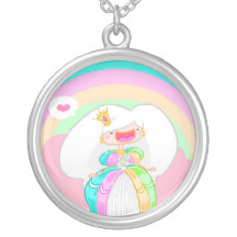 La princesse d'arc-en-ciel colliers personnalisés
