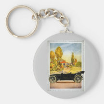 La publicité vintage d'automobile porte-clés