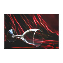 La puissance du rouge a démantelé des glass_canvas toiles tendues
