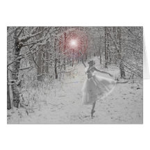 La reine de neige carte de vœux
