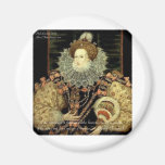 La Reine Elizabeth 1 cadeaux de citation d'amour/a Magnets Pour Réfrigérateur