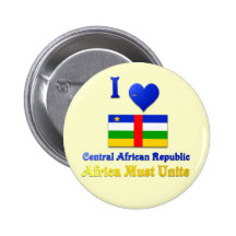 La république centrafricaine badges avec agrafe
