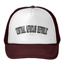 La république centrafricaine casquettes de camionneur