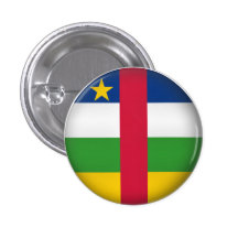 La république centrafricaine ronde pin's avec agrafe