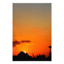 La République Dominicaine de Santiago de coucher d Photographies D’art