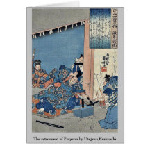 La retraite de l'empereur par Utagawa, Kuniyoshi Carte