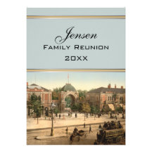 La Réunion de famille de Copenhague d'entrée de pa Invitations