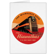 La route de Hiawathas Milwaukee Carte De Vœux