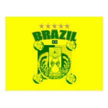 La samba Futebol d'équipe de football de samba éve Cartes Postales