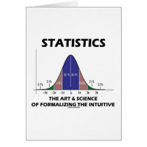 La Science d'art de statistiques de la formalisati Cartes De Vœux