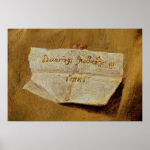 La signature d'El Greco Poster