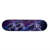 La silhouette de cheval a ombragé la planche à rou