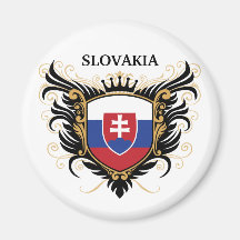 La Slovaquie [personnalisez] Magnets